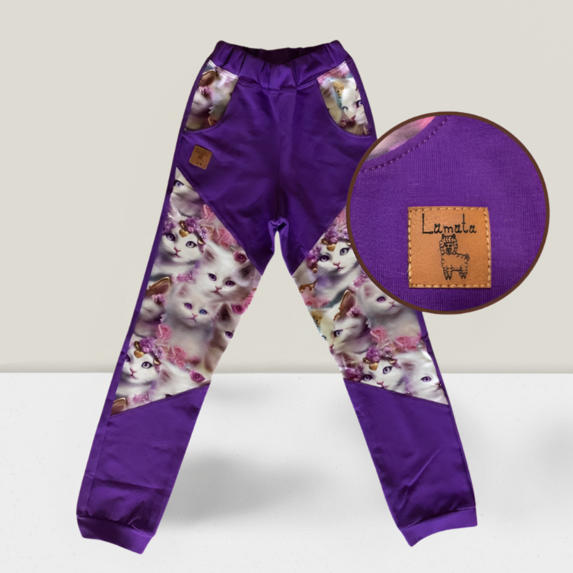 Tepláčky pro děti - Barva: Žluté tepláky, Velikost: vel. 98