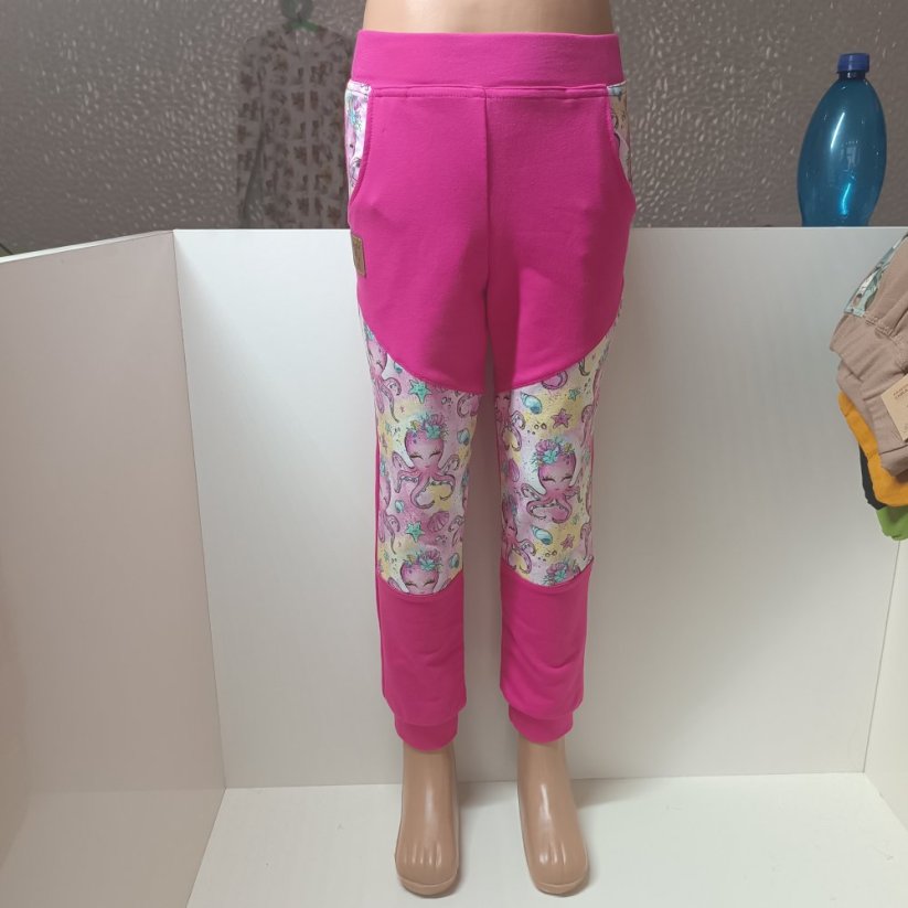 Tepláčky pro juniory - Barva: Bordó tepláky, Velikost: vel. 140