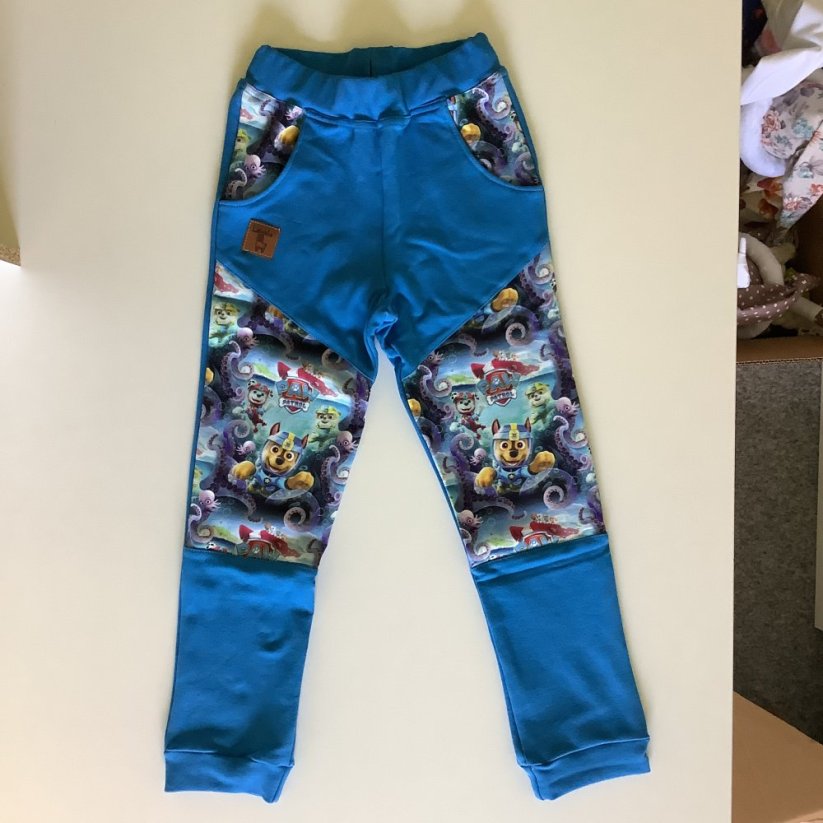 Tepláčky pro juniory - Barva: Bordó tepláky, Velikost: vel. 140