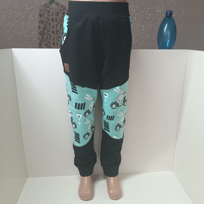 Tepláčky pro juniory - Barva: Bordó tepláky, Velikost: vel. 140