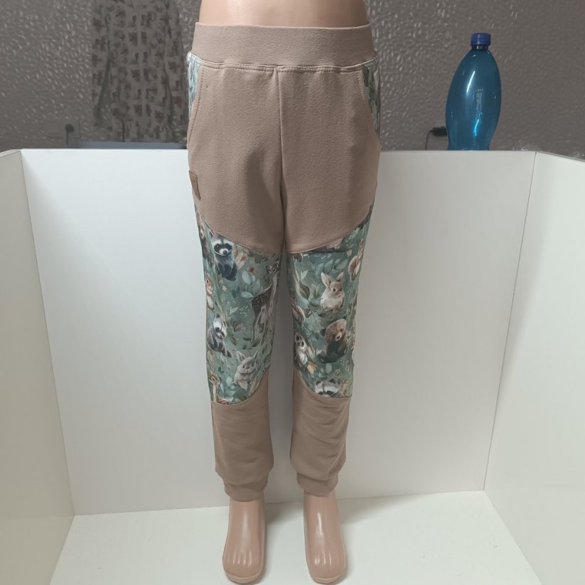 Tepláčky pro juniory - Barva: Bordó tepláky, Velikost: vel. 140