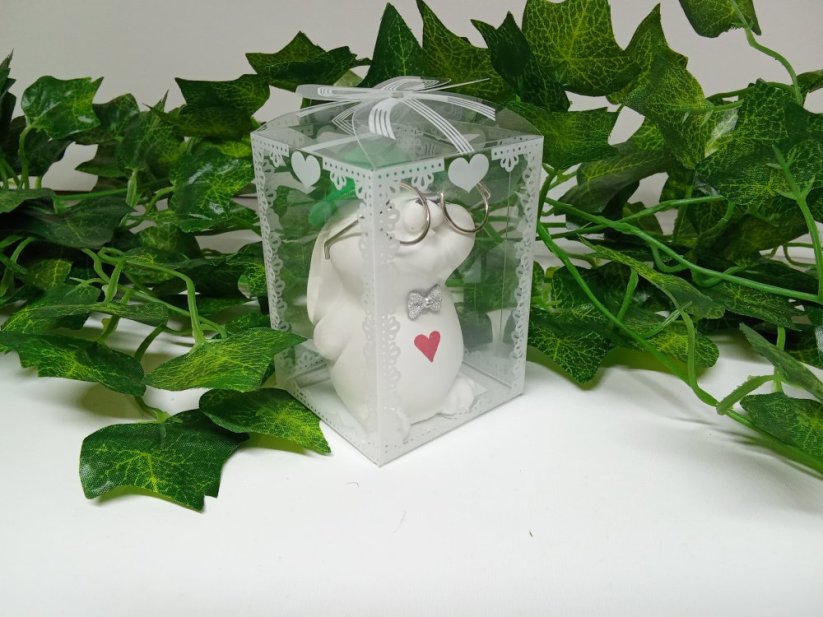 Roztomilé překvapení v krabičce - Varianta: Zajíček zdobený