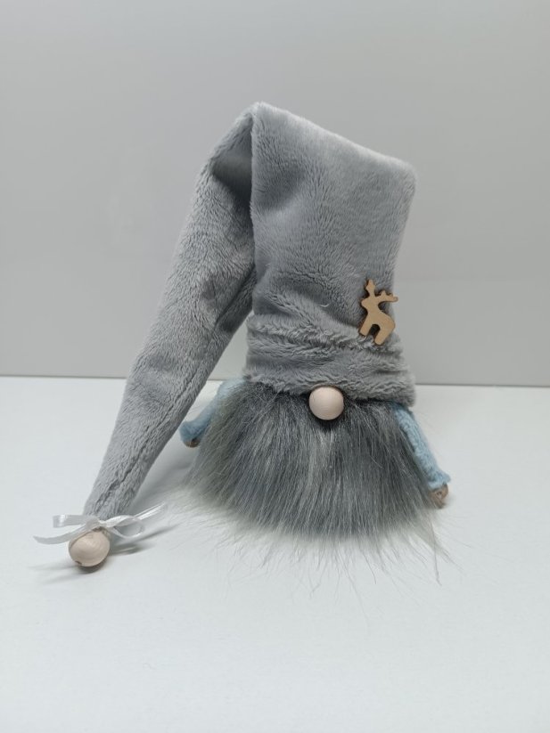 Mini trpaslík - Varianta: Chci si vybrat (prosím zaslat barevné kombinace), Ozdoba: Copánky