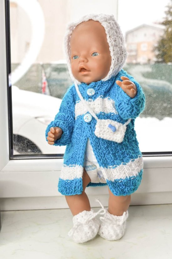 Pletené ponožky pro panenky - Varianta: Zelená