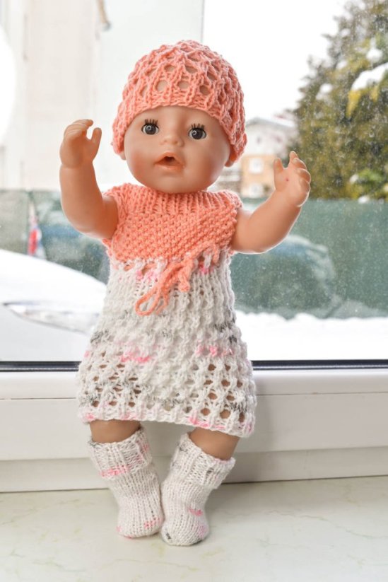 Pletené ponožky pro panenky - Varianta: Zelená