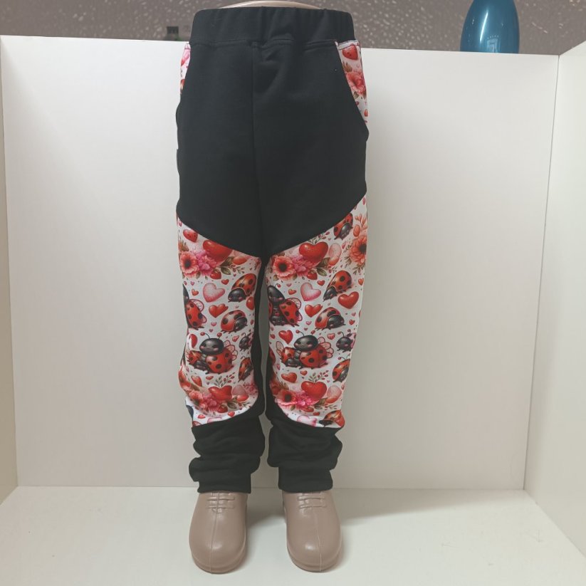 Tepláčky pro juniory - Barva: Bordó tepláky, Velikost: vel. 140