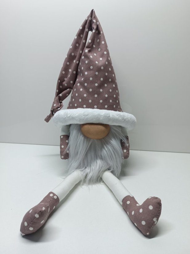 Mini trpaslík - Varianta: Chci si vybrat (prosím zaslat barevné kombinace), Ozdoba: Copánky