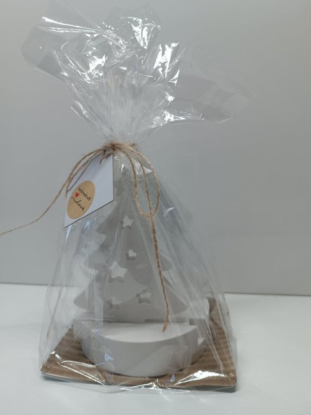 Svícen s podstavcem - Varianta: Dům