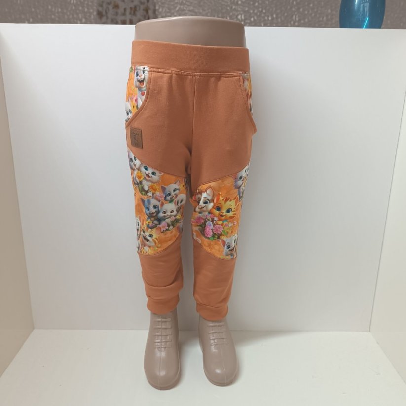 Tepláčky pro juniory - Barva: Bordó tepláky, Velikost: vel. 140