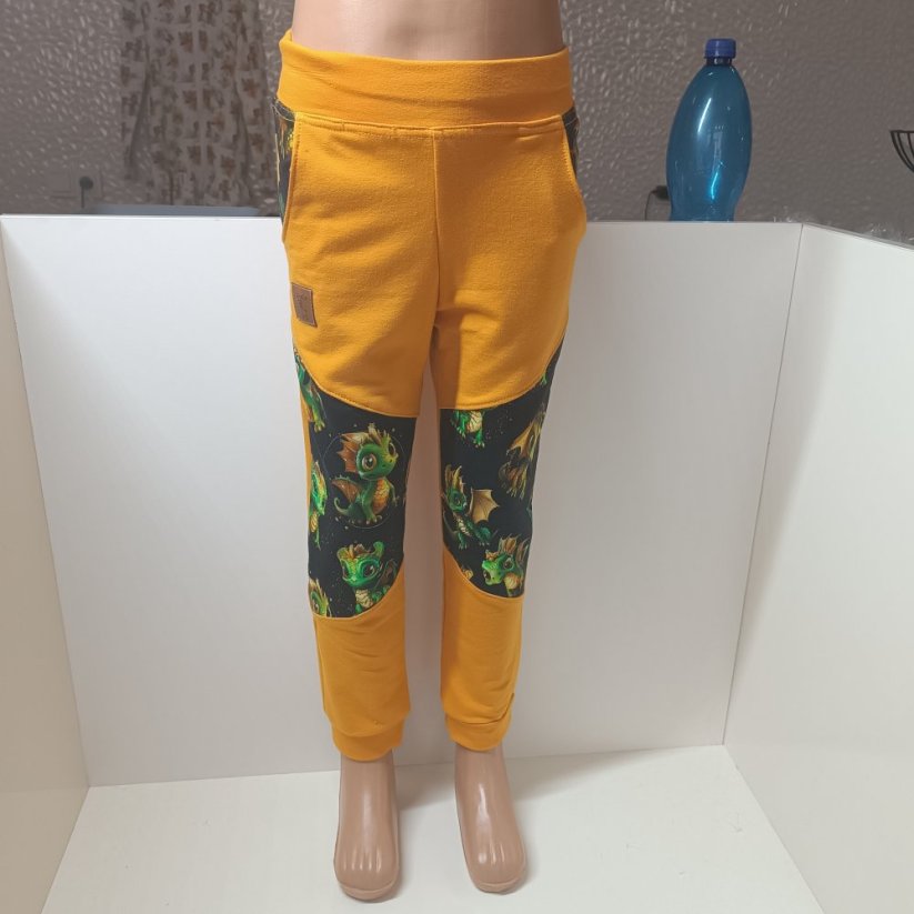 Tepláčky pro juniory - Barva: Bordó tepláky, Velikost: vel. 140