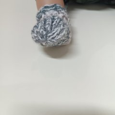 Pletené ponožky pro panenky