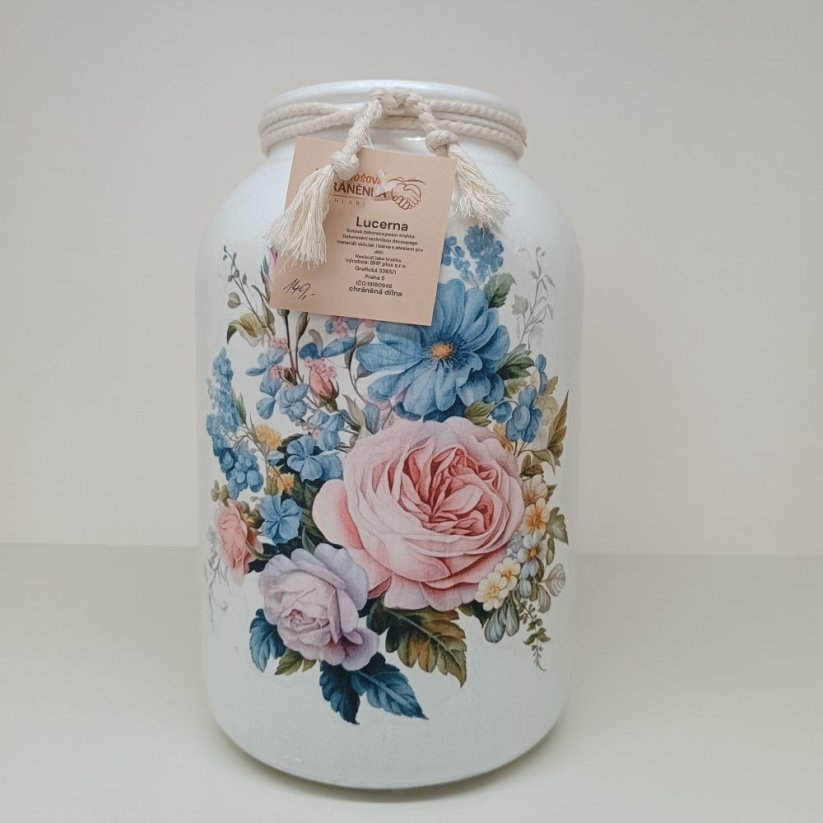 Lucerna - Varianta: Květiny, Chcete si motiv vybrat sami, nebo se nechat překvapit?: Náhodný výběr (nechám na vás)