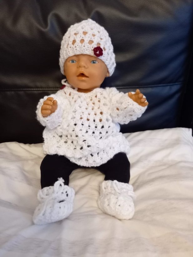 Pletené ponožky pro panenky - Varianta: Zelená