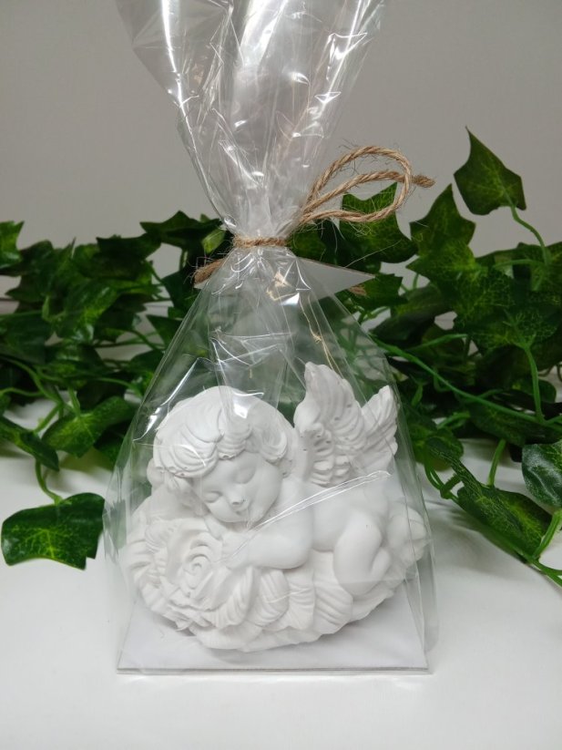 Anděl na polštářku