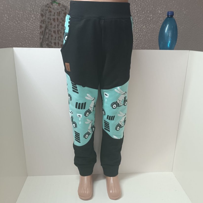 Tepláčky pro juniory - Barva: Bordó tepláky, Velikost: vel. 140