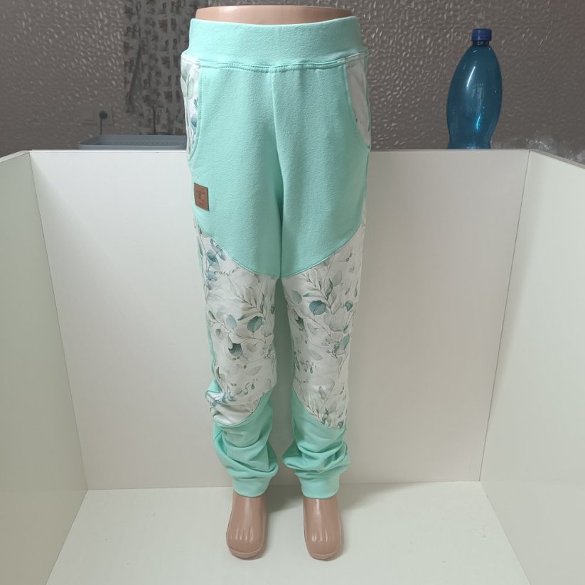 Tepláčky pro juniory - Barva: Bordó tepláky, Velikost: vel. 140