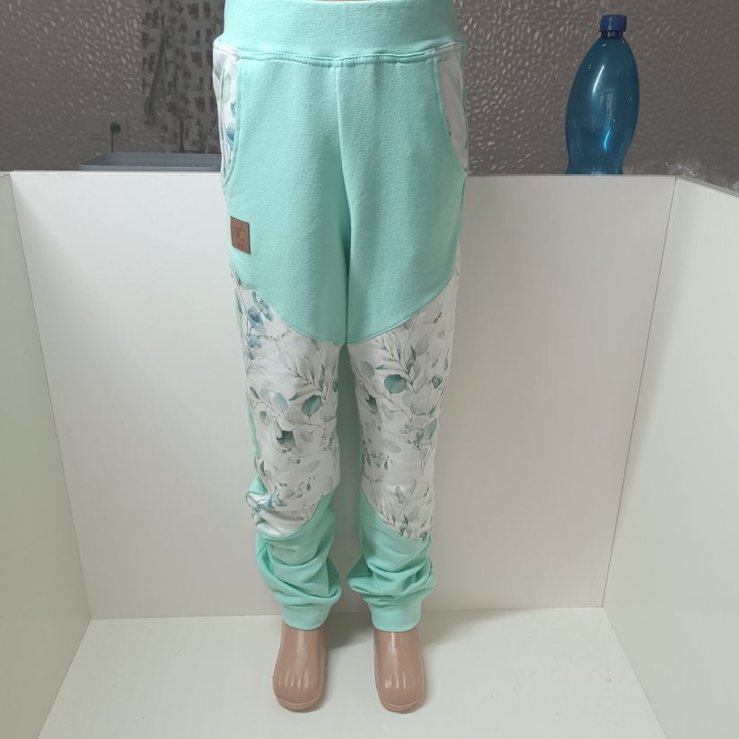 Tepláčky pro juniory - Barva: Bordó tepláky, Velikost: vel. 140