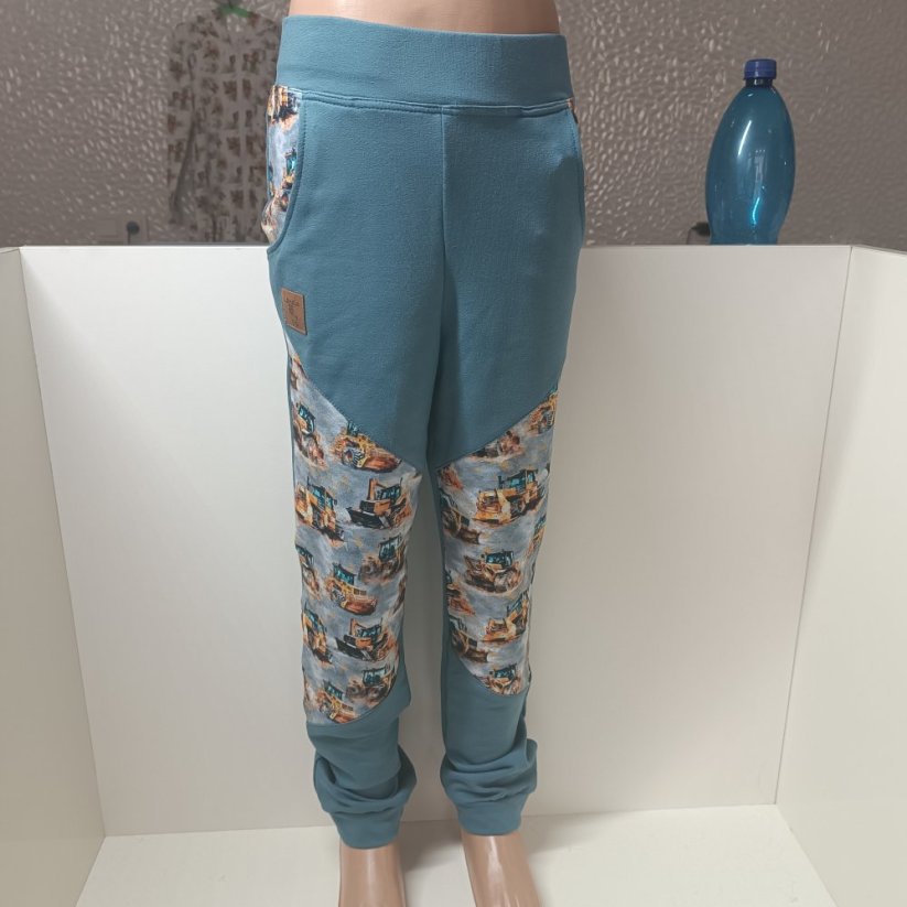 Tepláčky pro juniory - Barva: Bordó tepláky, Velikost: vel. 140