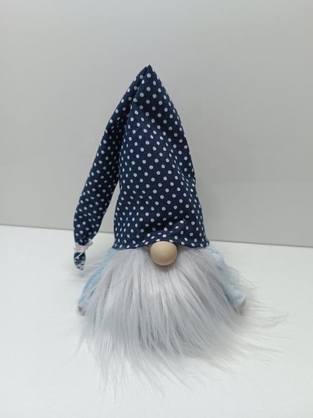 Mini trpaslík - Varianta: Chci si vybrat (prosím zaslat barevné kombinace), Ozdoba: Copánky