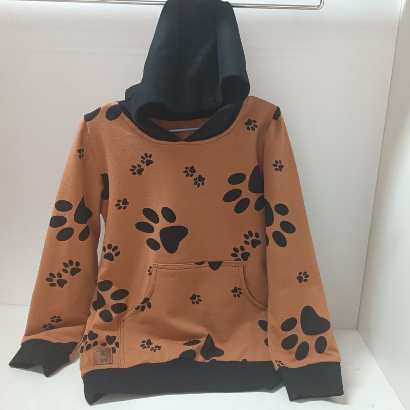 Mikina s kapucí - Velikost: vel. 134, Varianta: zvířátka