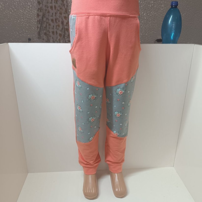 Tepláčky pro juniory - Barva: Bordó tepláky, Velikost: vel. 140