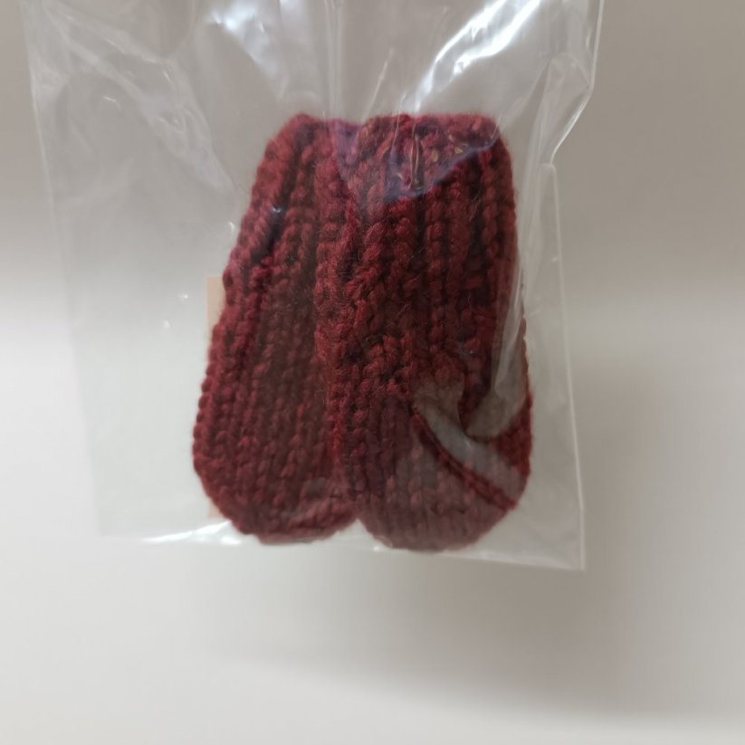 Pletené ponožky pro panenky - Varianta: Zelená