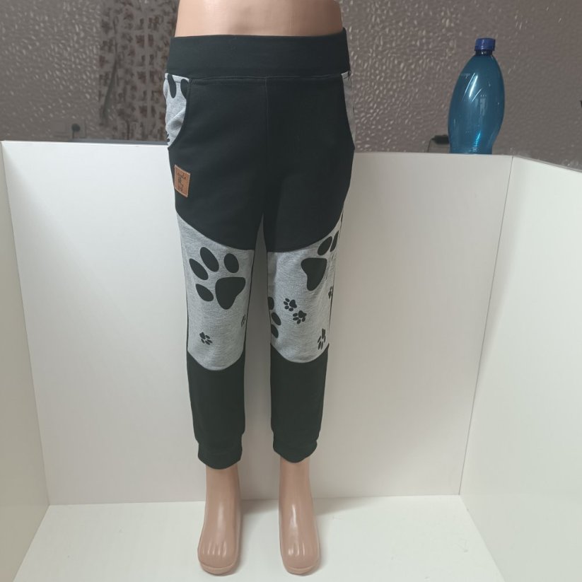 Tepláčky pro děti - Barva: Žluté tepláky, Velikost: vel. 98