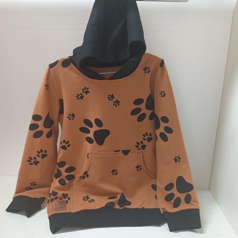 Mikina s kapucí - Velikost: vel. 134, Varianta: zvířátka