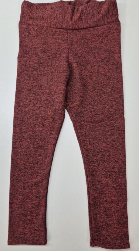 Legíny - POSLEDNÍ KUSY - Barva: Tmavě červená - velikost 98