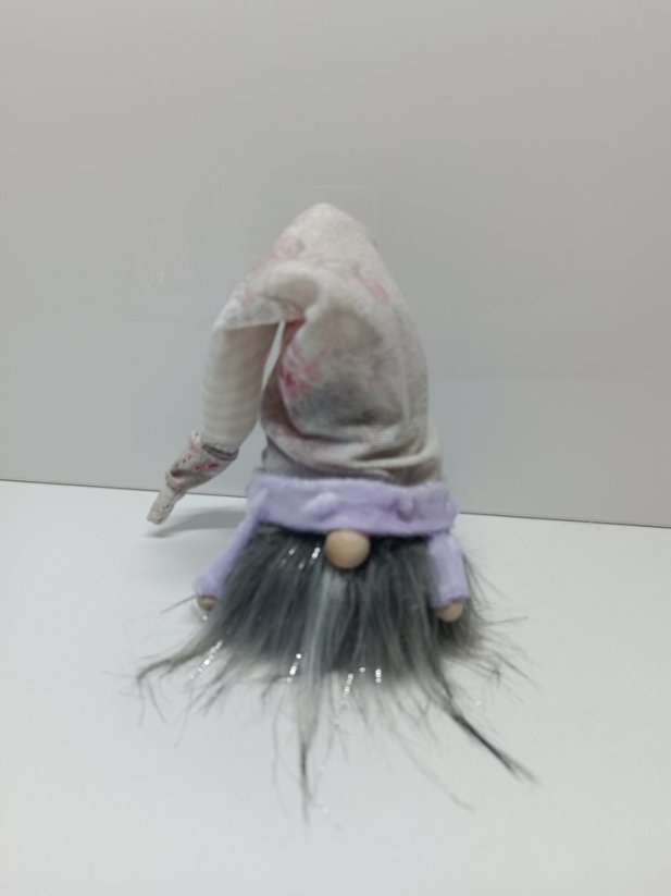 Mini trpaslík - Varianta: Chci si vybrat (prosím zaslat barevné kombinace), Ozdoba: Copánky